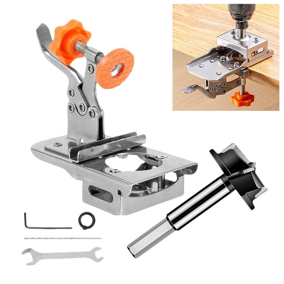 DrillMate Pro™ – Gabarit de perçage de précision 35mm pour charnières invisibles