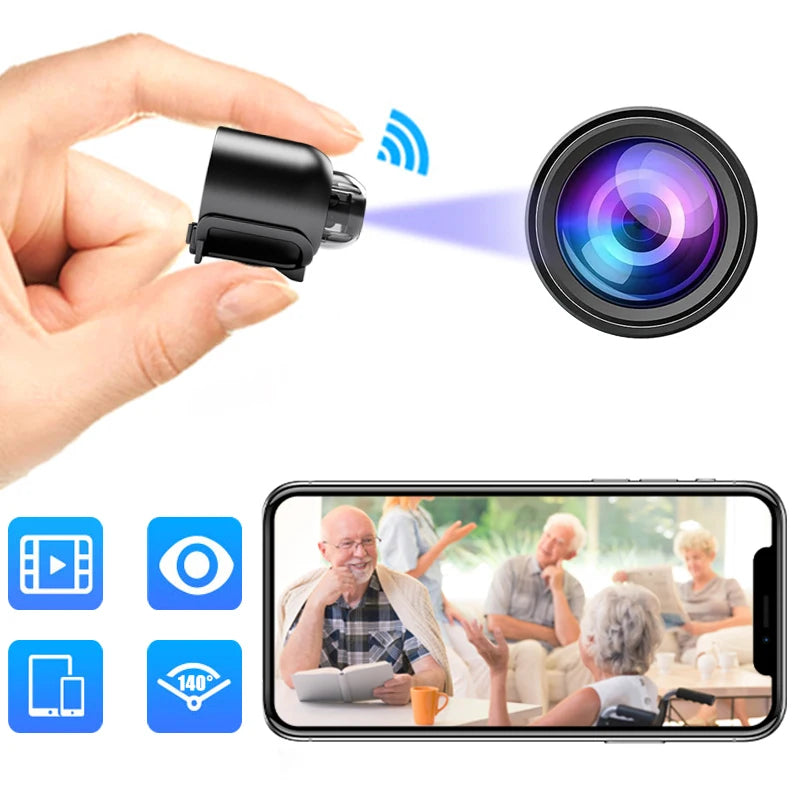 Mini Caméra WiFi 1080P HD