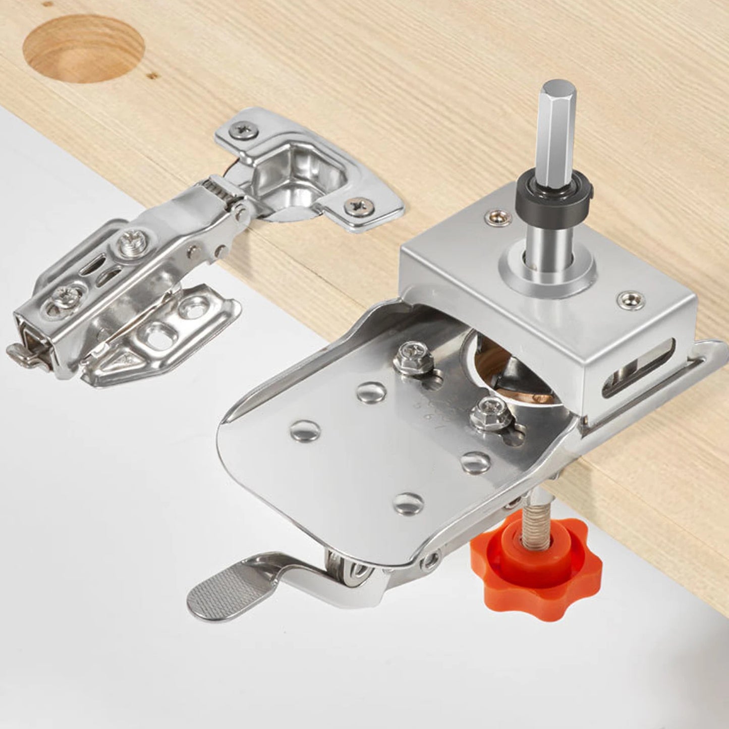 DrillMate Pro™ – Gabarit de perçage de précision 35mm pour charnières invisibles