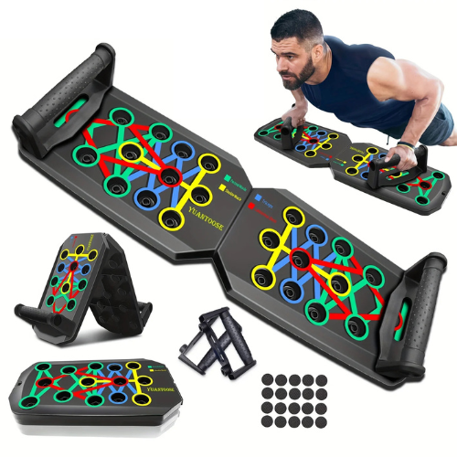 Power Push 21 - Station d'Entraînement Multifonction Pliable