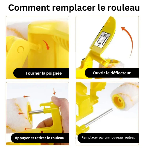 EdgeRoller - Le rouleau de peinture pour des bords et des coins impeccables !