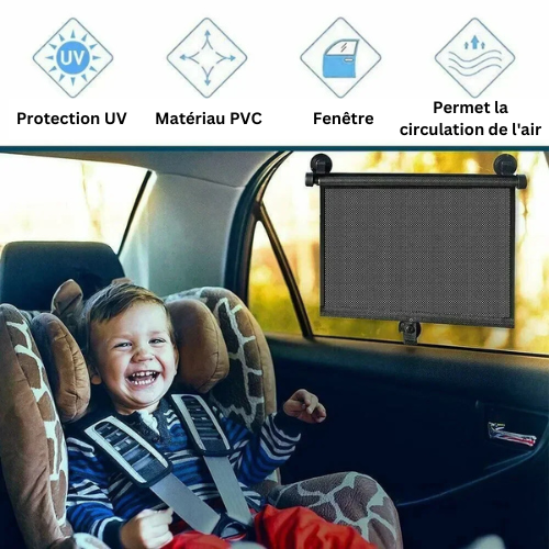ShadowRoll - Rideau d'ombrage rétractable multifonctionnel