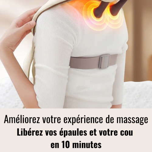 ZenRelax Pro - Masseur Cervical Chauffant Sans Fil