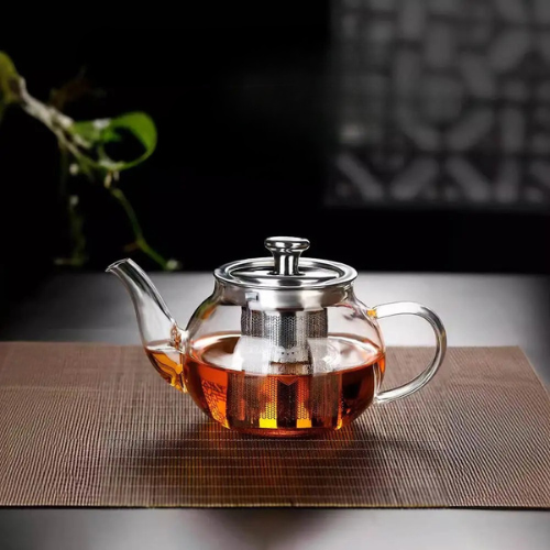ZenBloom™ – Théière en Verre Borosilicate avec Infuseur Séparé (800ML / 1500ML)