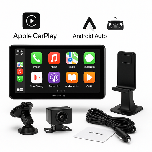 DriveView Pro™ – Transformez votre conduite avec CarPlay sans fil & caméra HD intégrée
