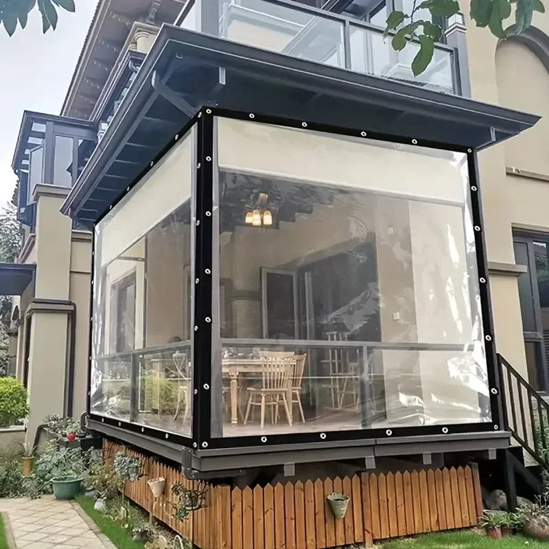 ClearGuard™ : La bâche transparente ultra-résistante toutes saisons