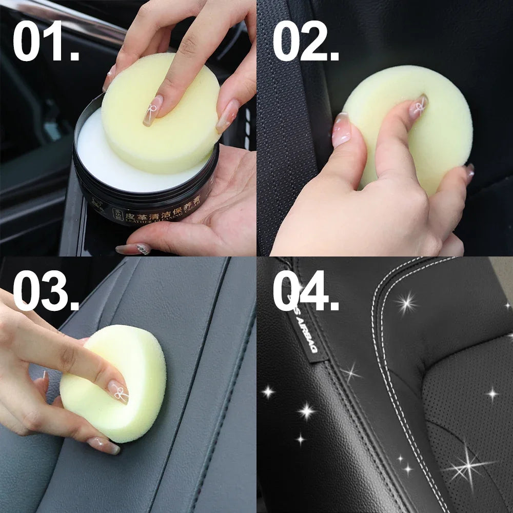 LeatherCream - Crème réparatrice et d'entretien du cuir