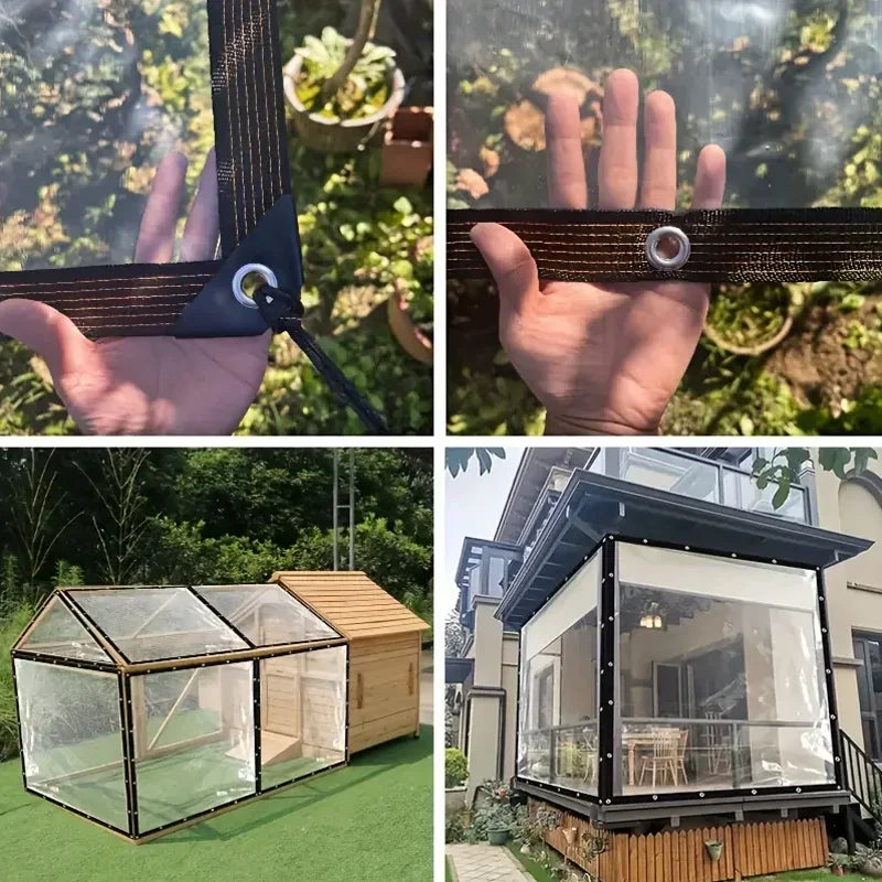 ClearGuard™ : La bâche transparente ultra-résistante toutes saisons