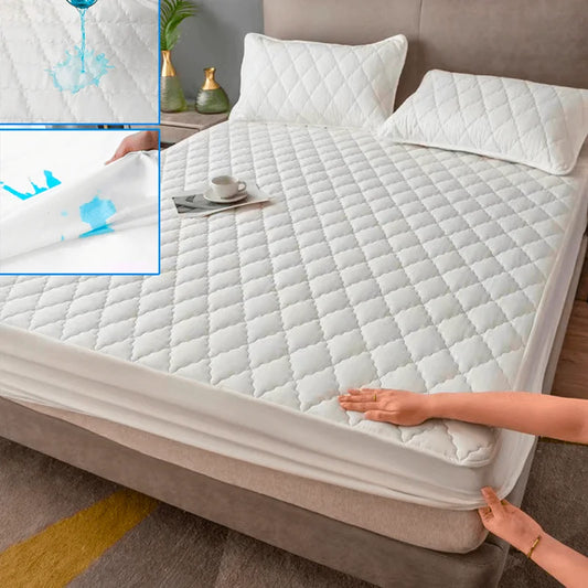 SleepGuard Luxe - Housse de Matelas Ultra-Confort & 100% Imperméable