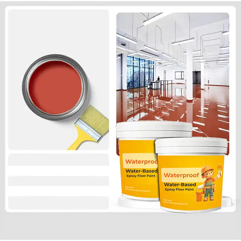 HydroSol™ – Peinture de sol époxy antidérapante à base d'eau