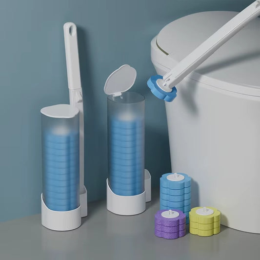 Cleaner Pro™ - Brosse Toilette Jetable avec Tête de Nettoyage.