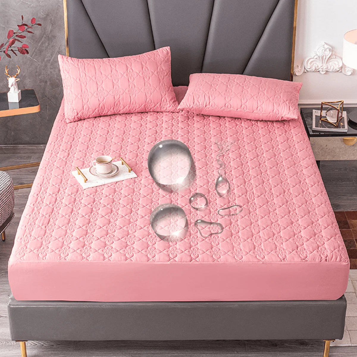 SleepGuard Luxe - Housse de Matelas Ultra-Confort & 100% Imperméable