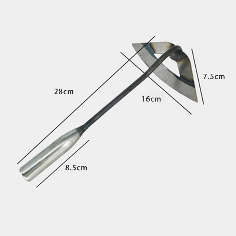 SteelRoot™ — Houe Creuse en Acier Trempé Ultra-Durable pour Jardinage et Désherbage