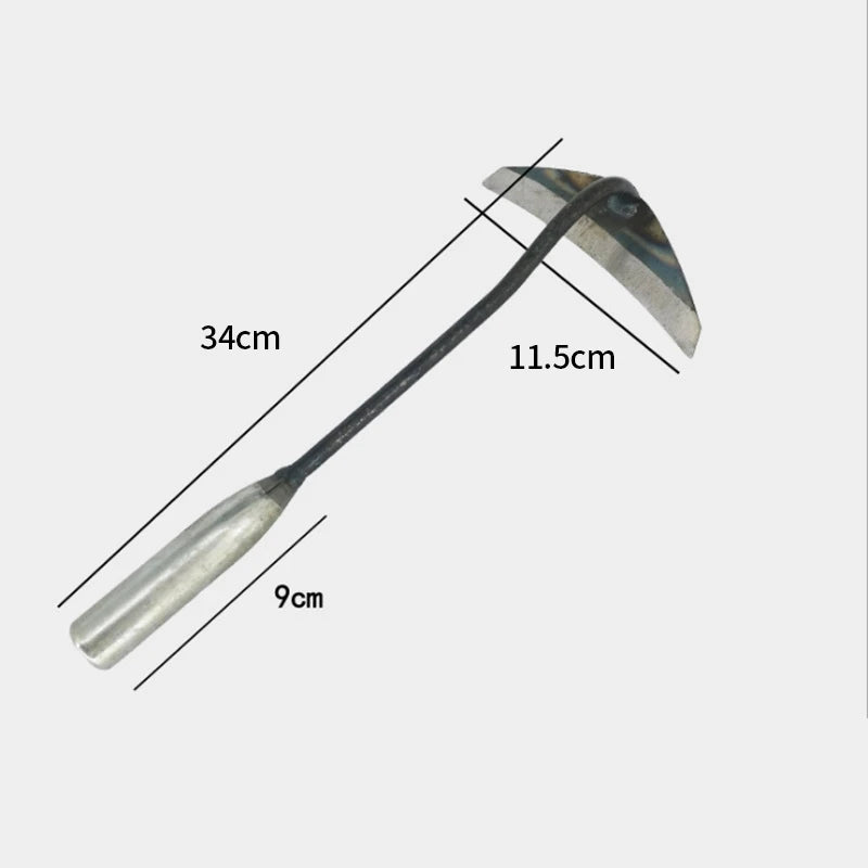 SteelRoot™ — Houe Creuse en Acier Trempé Ultra-Durable pour Jardinage et Désherbage