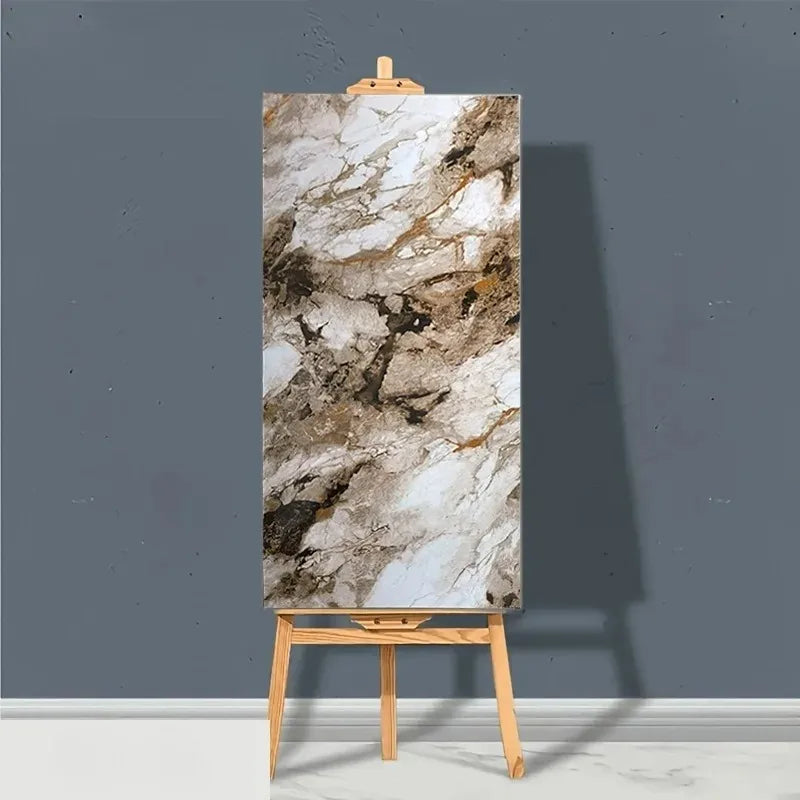 LuxoWall 3D - Papier Peint Autocollant Effet Marbre