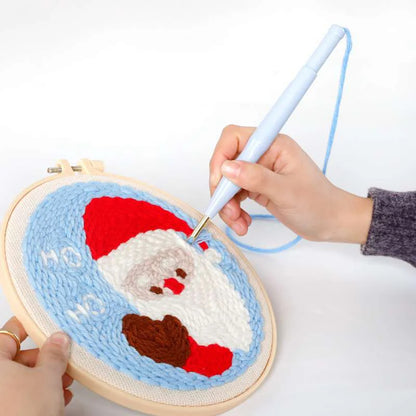 MagicWeave - Kit de Broderie Punch Needle Complet et Réglable (Débutants & Pros)