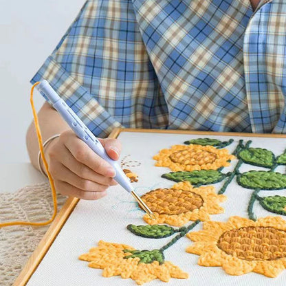 MagicWeave - Kit de Broderie Punch Needle Complet et Réglable (Débutants & Pros)