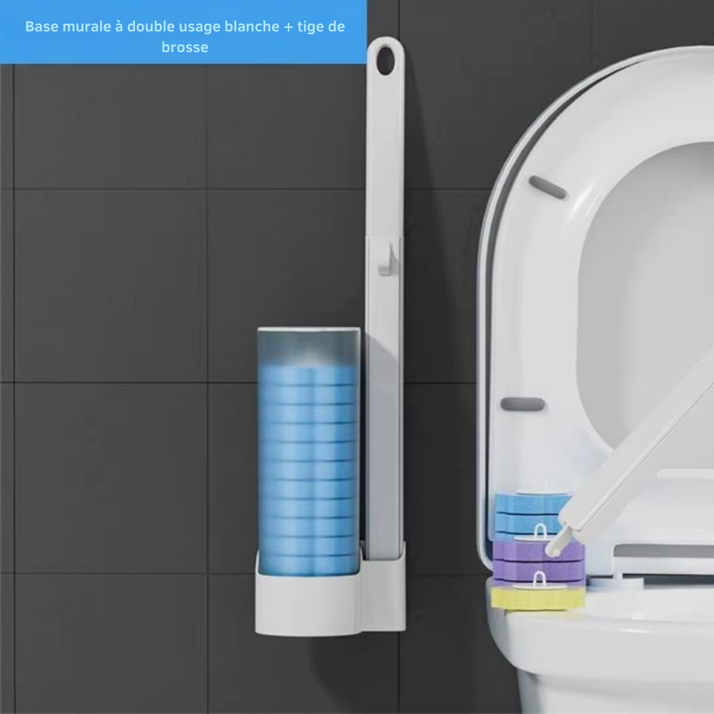 Cleaner Pro™ - Brosse Toilette Jetable avec Tête de Nettoyage.