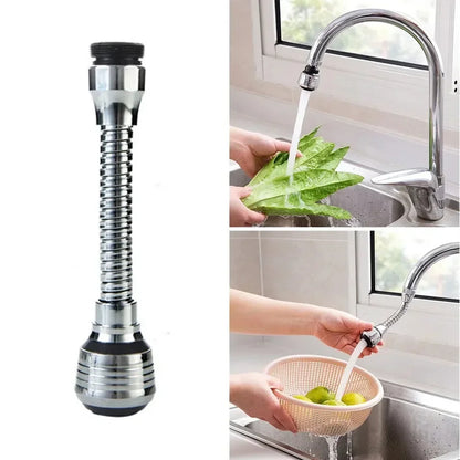 AquaFlex™ – Extension Pivotante 360° pour Robinet avec Double Mode de Jet