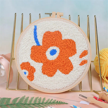 MagicWeave - Kit de Broderie Punch Needle Complet et Réglable (Débutants & Pros)