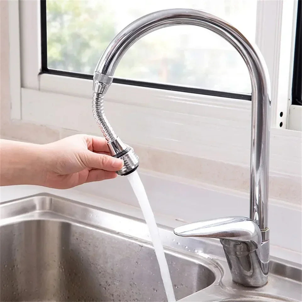 AquaFlex™ – Extension Pivotante 360° pour Robinet avec Double Mode de Jet