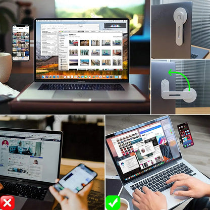 FlexMount – Support Magnétique Premium pour Ordinateur Portable & iPhone