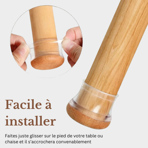 SiliSafe™ - Protège pieds pour meubles