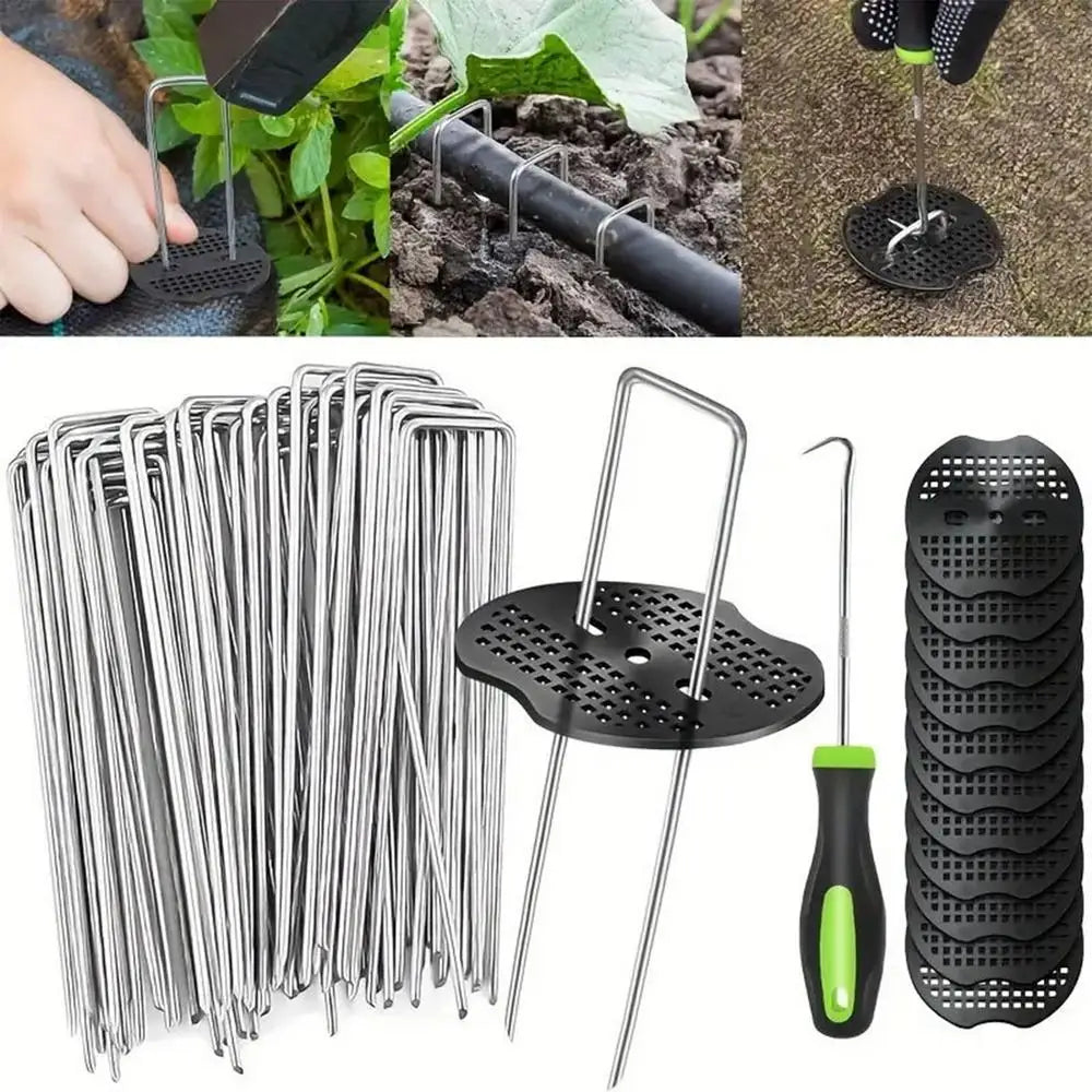 GroundFix™ – Kit Pro de Crochets et Piquets d’Ancrage Ultra-Durables