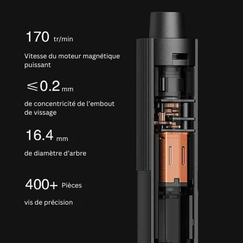 PrecisionDrive 2.0 : Tournevis électrique de précision