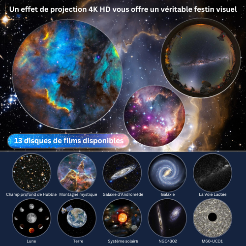 SkyDreamer 360° - Projecteur Galaxie Immersif