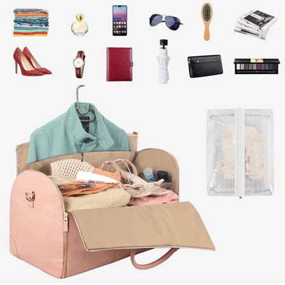 Luxe Travel Master - Sac de Voyage Pliable & Convertible 2-en-1