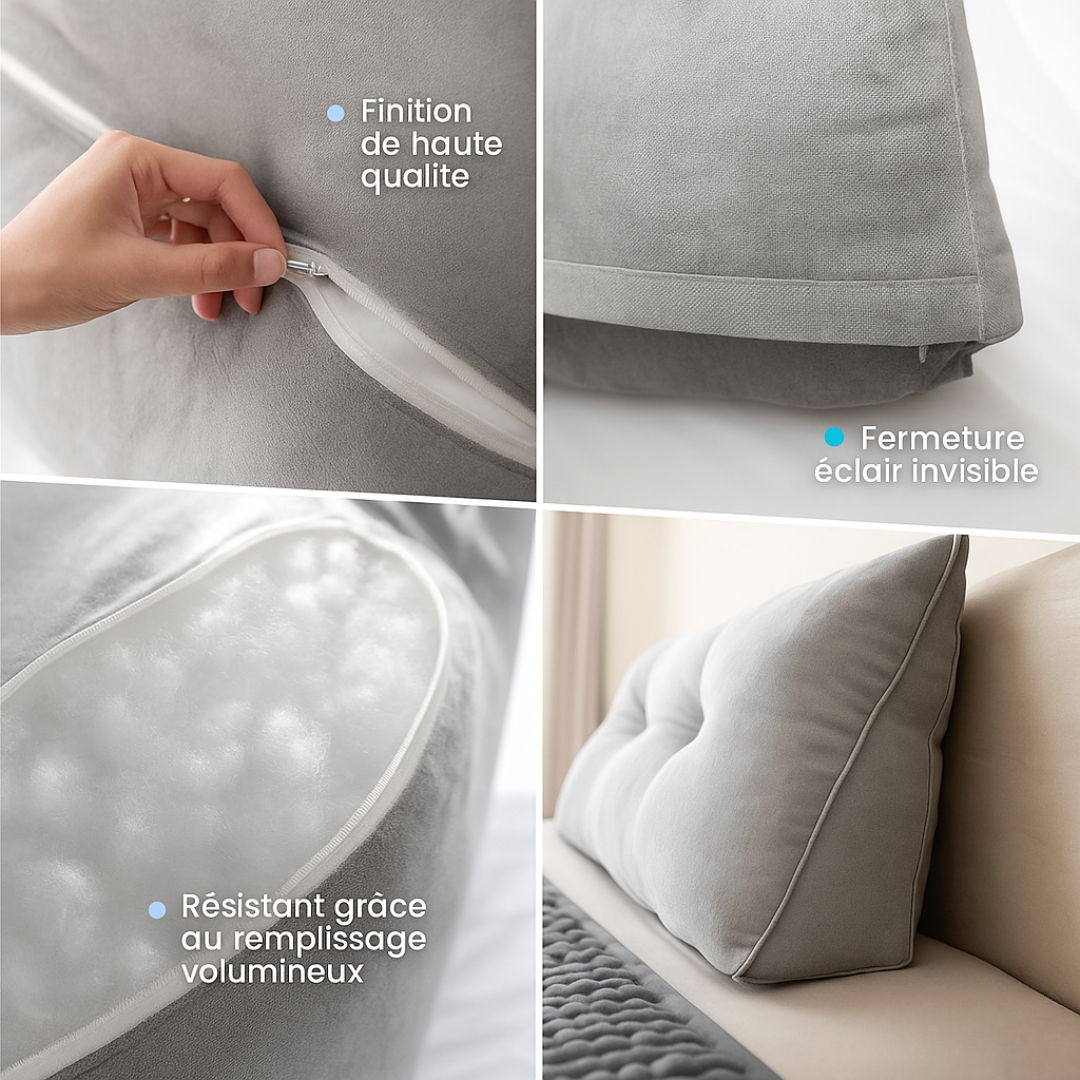 Luxorelax comfort cushion, ergonomic, with a removable and washable cover for easy maintenance and optimal durability...