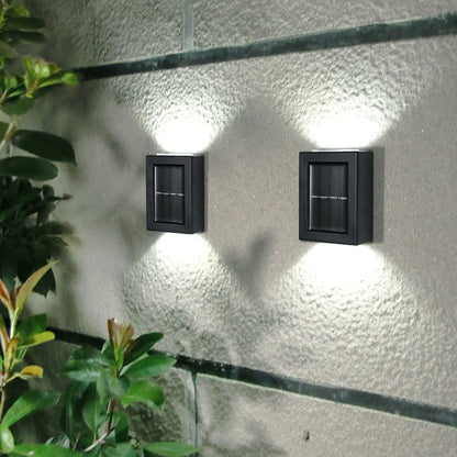 WallLight™ : Applique murale solaire à double abat-jour