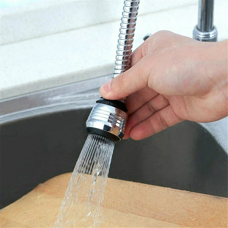 AquaFlex™ – Extension Pivotante 360° pour Robinet avec Double Mode de Jet