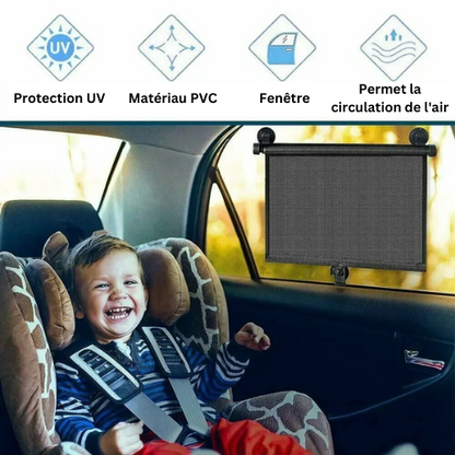 ShadowRoll - Rideau d'ombrage rétractable multifonctionnel