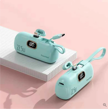 MiniCharge Duo™ - Chargeur Portable Ultra-Compact à Double Por