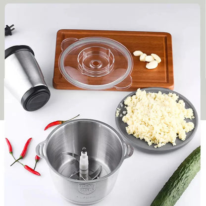 SteelChop Pro™ – Le Hachoir Électrique Haute Performance pour une Cuisine Sans Effort