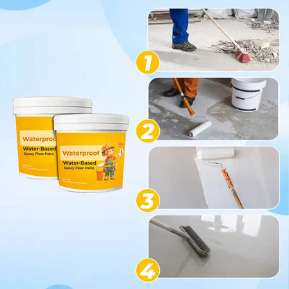HydroSol™ – Peinture de sol époxy antidérapante à base d'eau
