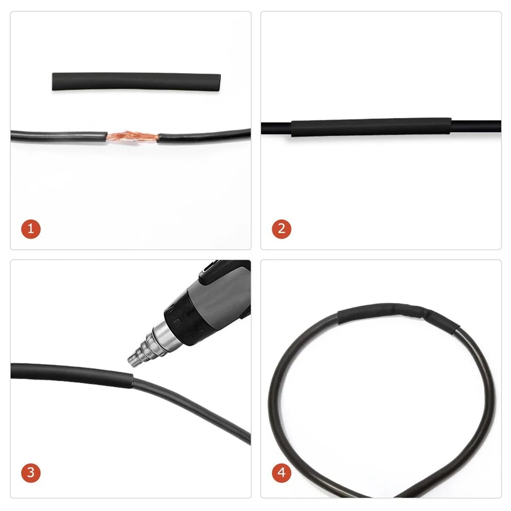 HeatGuard Pro™ – Kit de gaines thermorétractables multi-usages (127 à 800 pièces)