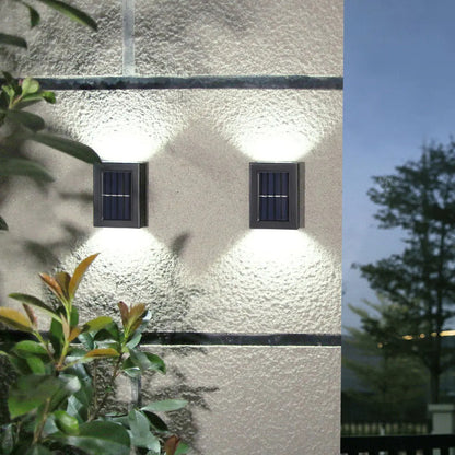 WallLight™ : Applique murale solaire à double abat-jour