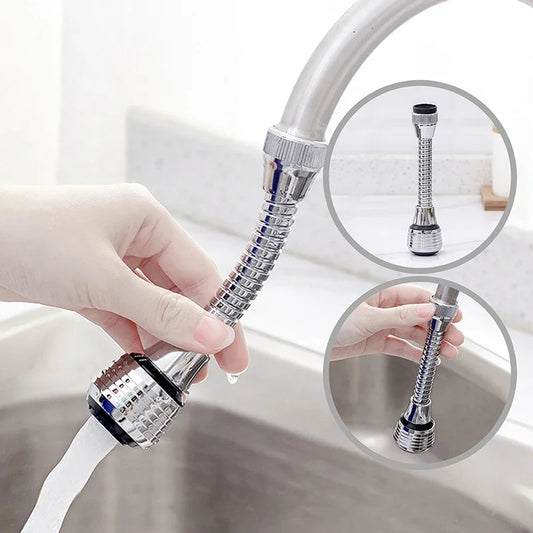 AquaFlex™ – Extension Pivotante 360° pour Robinet avec Double Mode de Jet