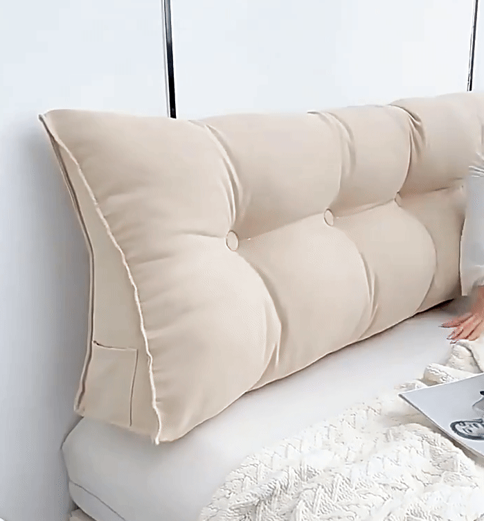 Luxorelax comfort cushion, ergonomic and washable, ideal for relaxation and maintaining posture.
