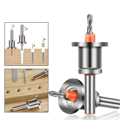 FRAISALIGN PRO™ – Set de Forets Fraiseurs à Profondeur Réglable (x5)