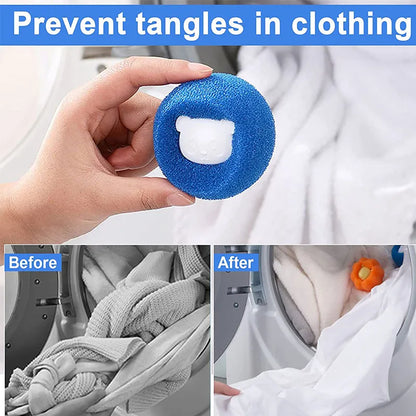 Boules Attrape Poils & Cheveux Protection lavage