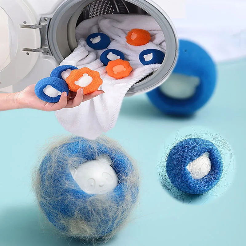 Boules Attrape Poils & Cheveux Protection lavage