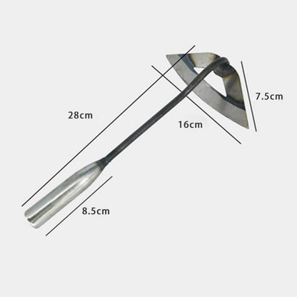 SteelRoot™ — Houe Creuse en Acier Trempé Ultra-Durable pour Jardinage et Désherbage